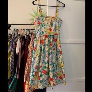 Super cute vintage 70s floral sundress!